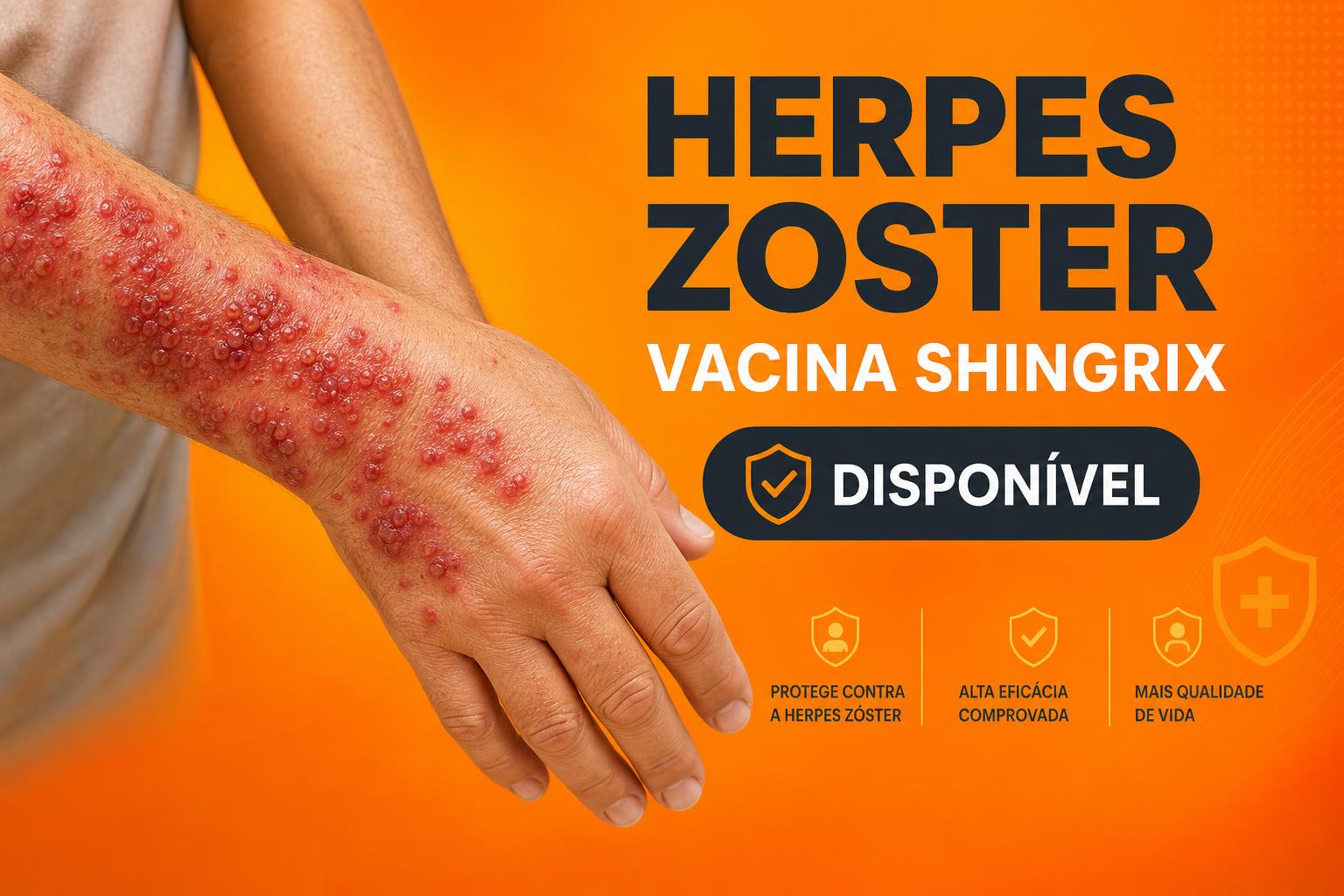 Herpes-zóster — vacina Shingrix